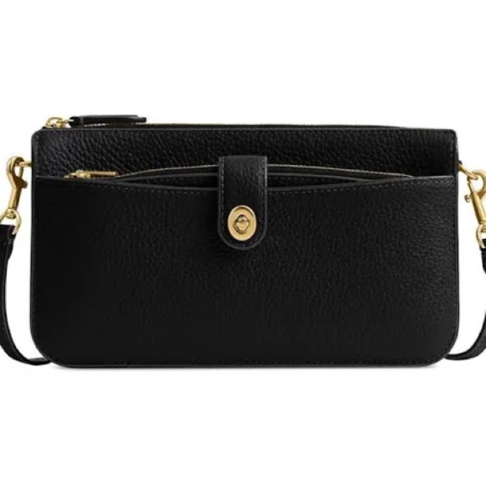 Black Coach Noa Pop-Up Messenger Bag